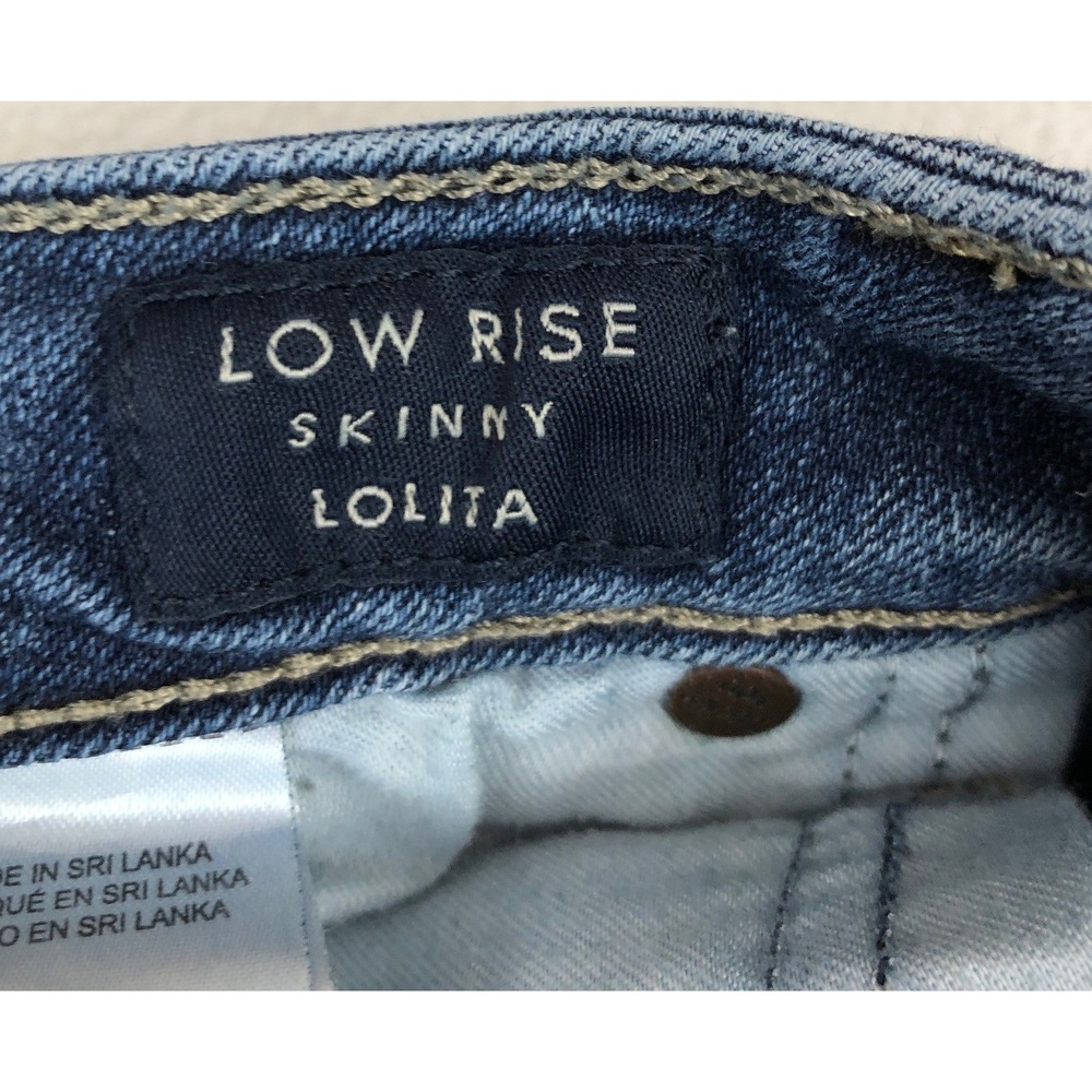 Lucky‎ Brand Lolita Skinny Jeans Womens 8/29 Low Rise Ankle Blue Denim 7WP10499 - Picture 4 of 10
